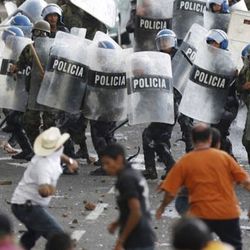 Represi�n. Se intensifica en Honduras. Fuente: (P�lsar)